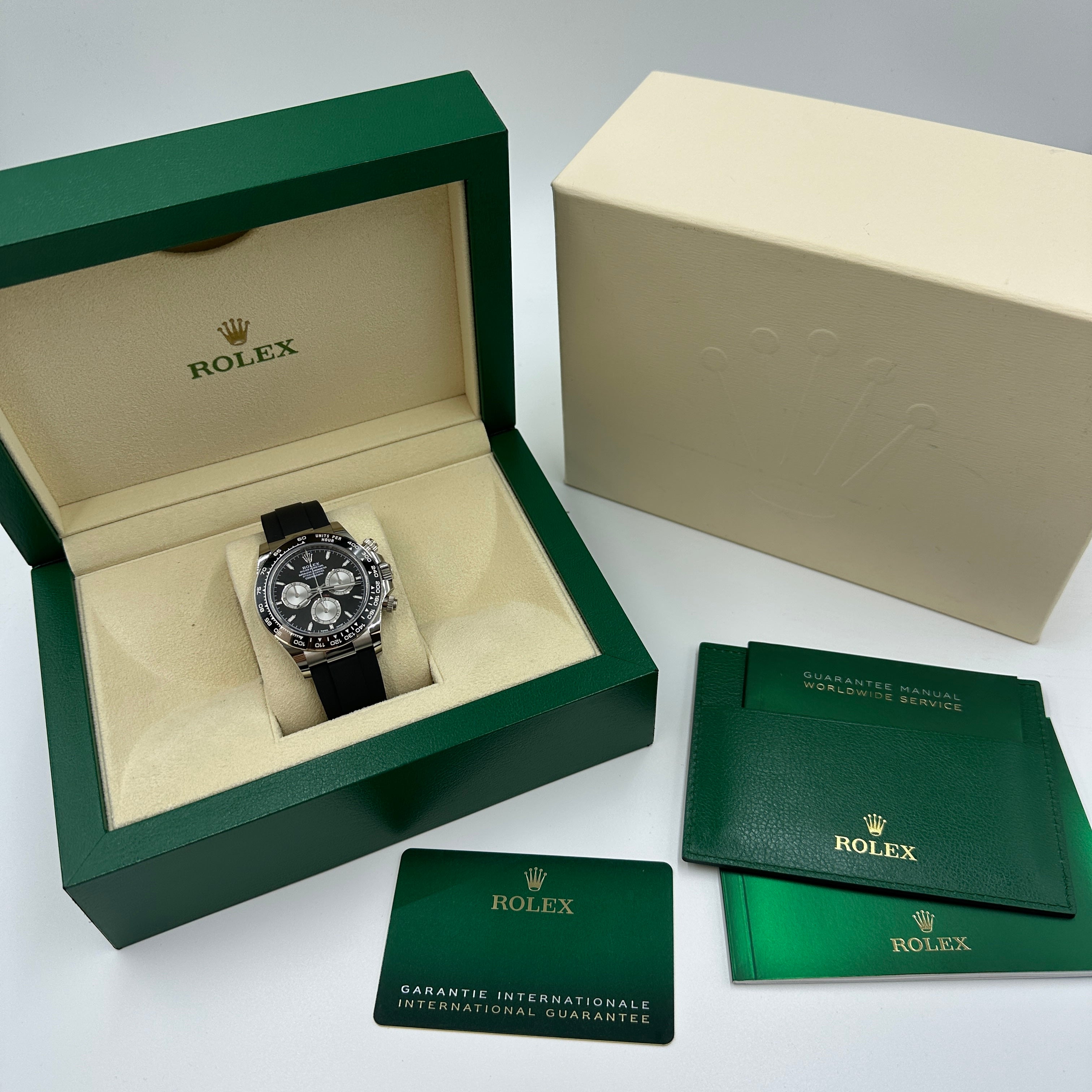 Rolex Cosmograph Daytona 126519 Hellschwarz und Stahl