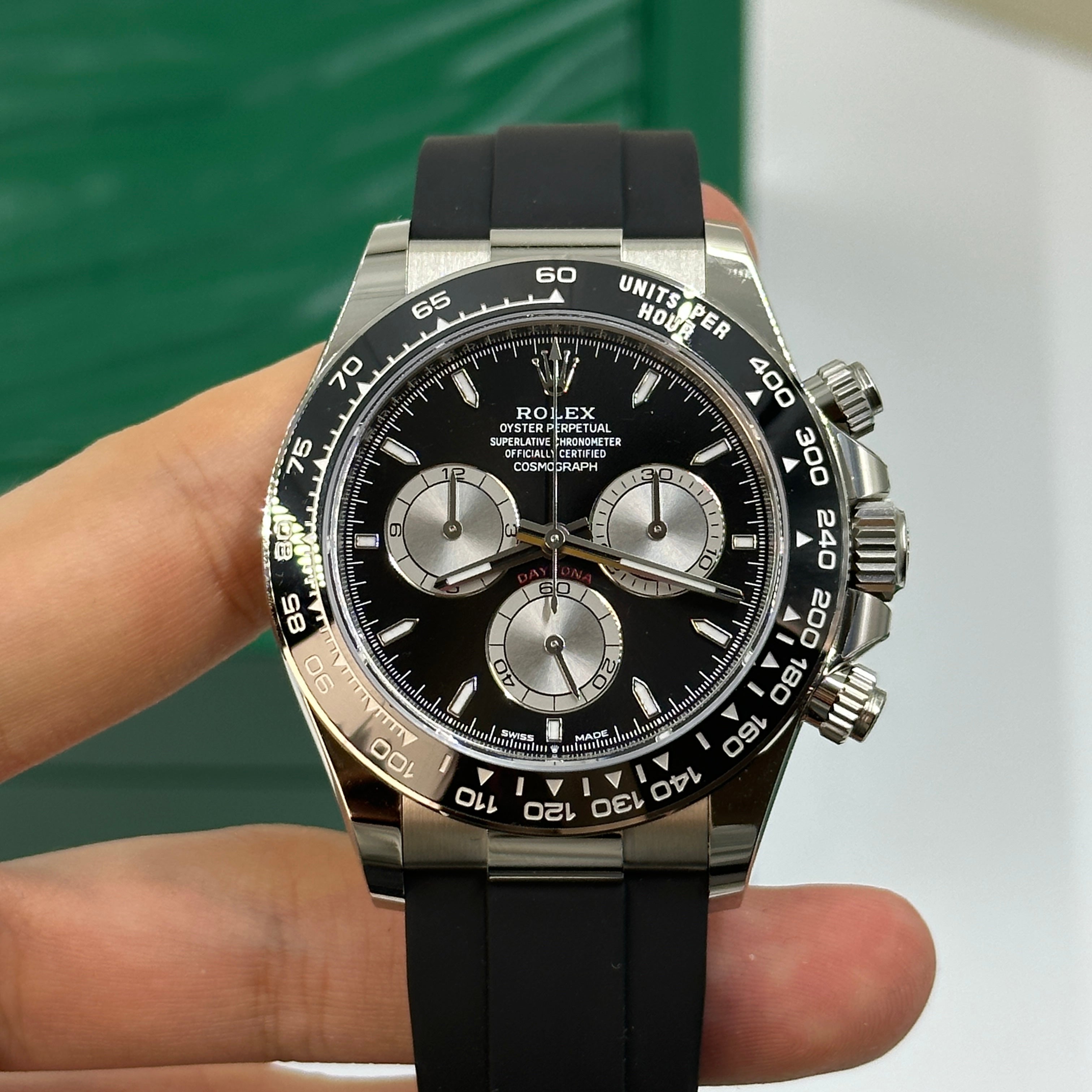 Rolex Cosmograph Daytona 126519 Hellschwarz und Stahl