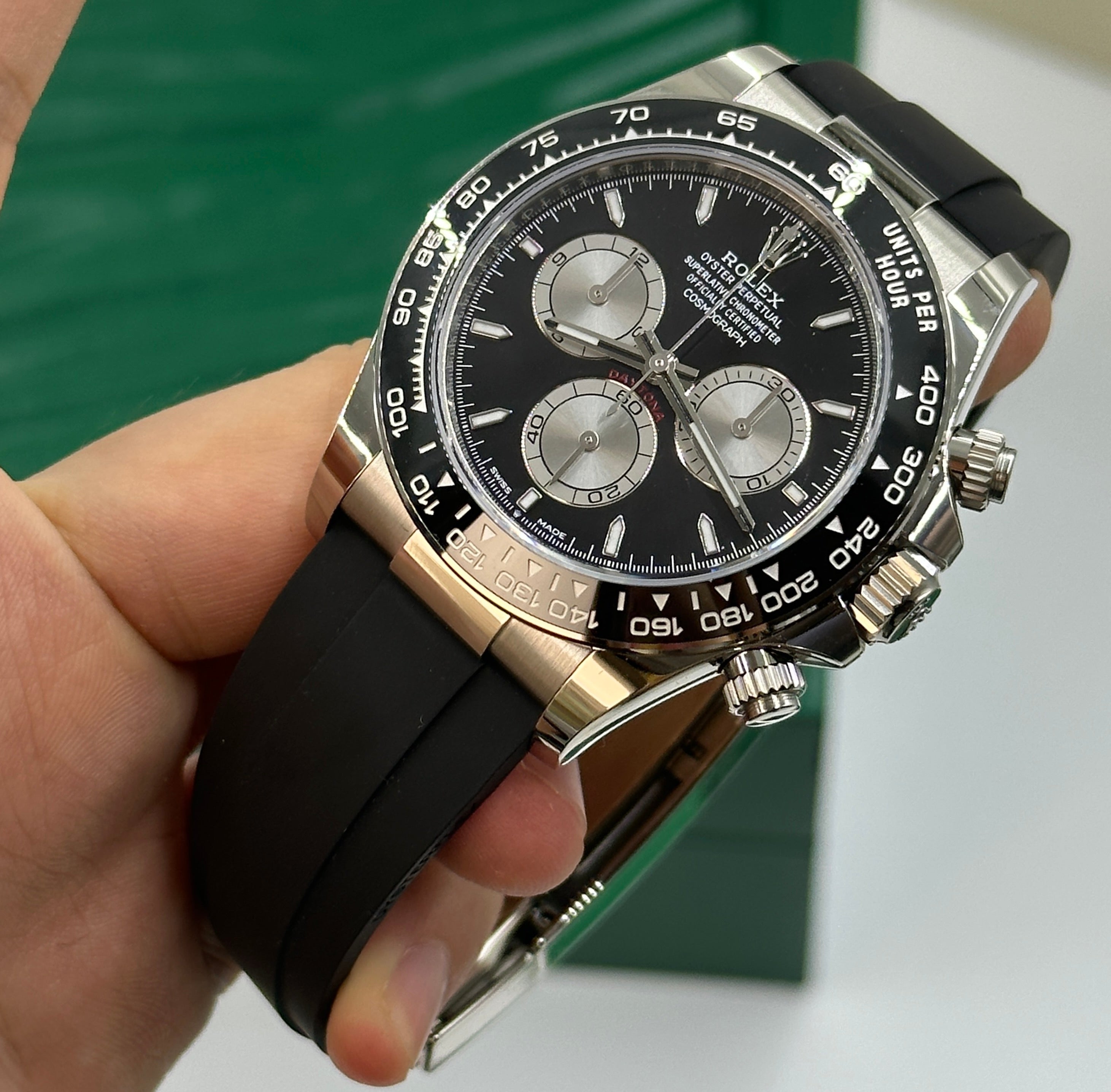 Rolex Cosmograph Daytona 126519 Hellschwarz und Stahl