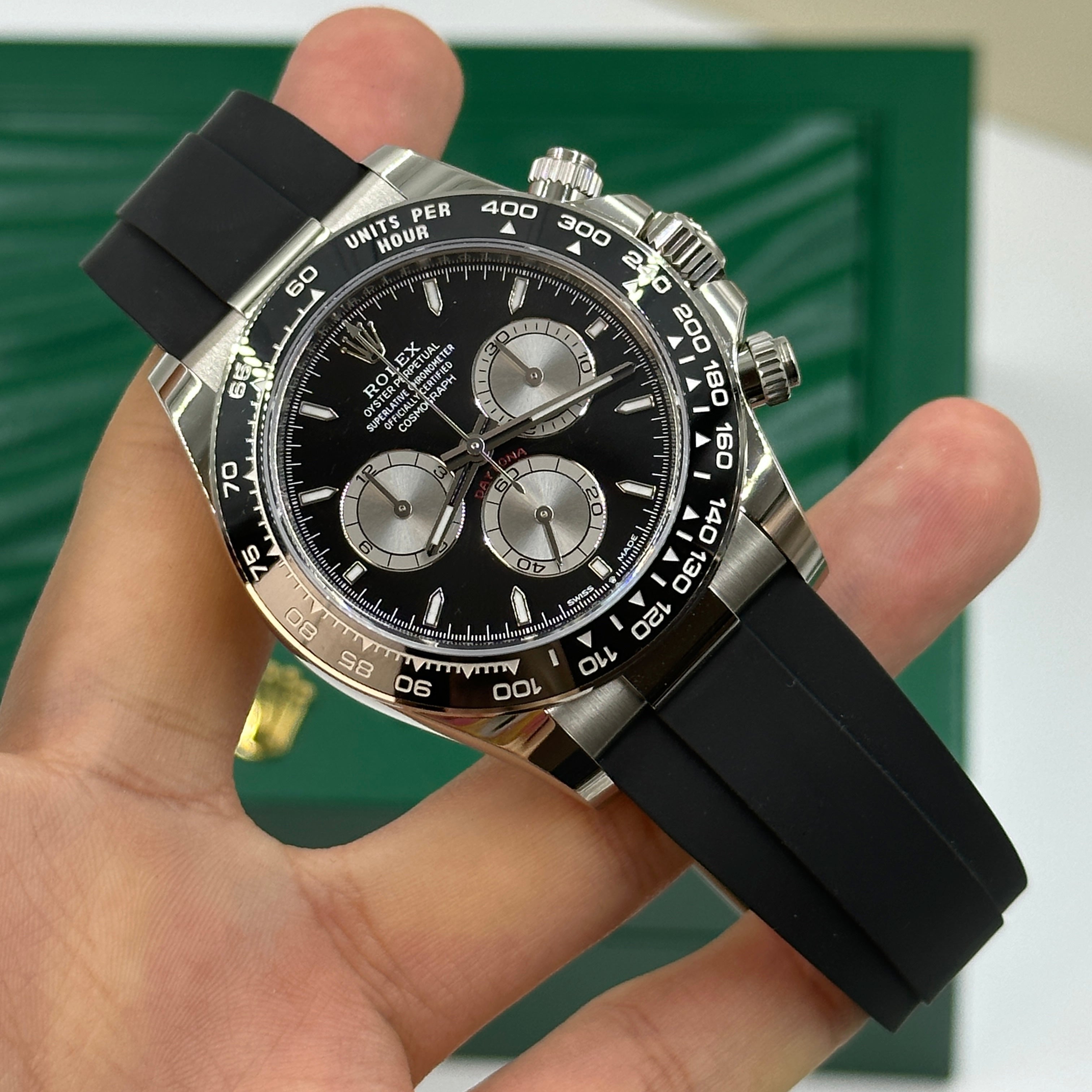 Rolex Cosmograph Daytona 126519 Hellschwarz und Stahl