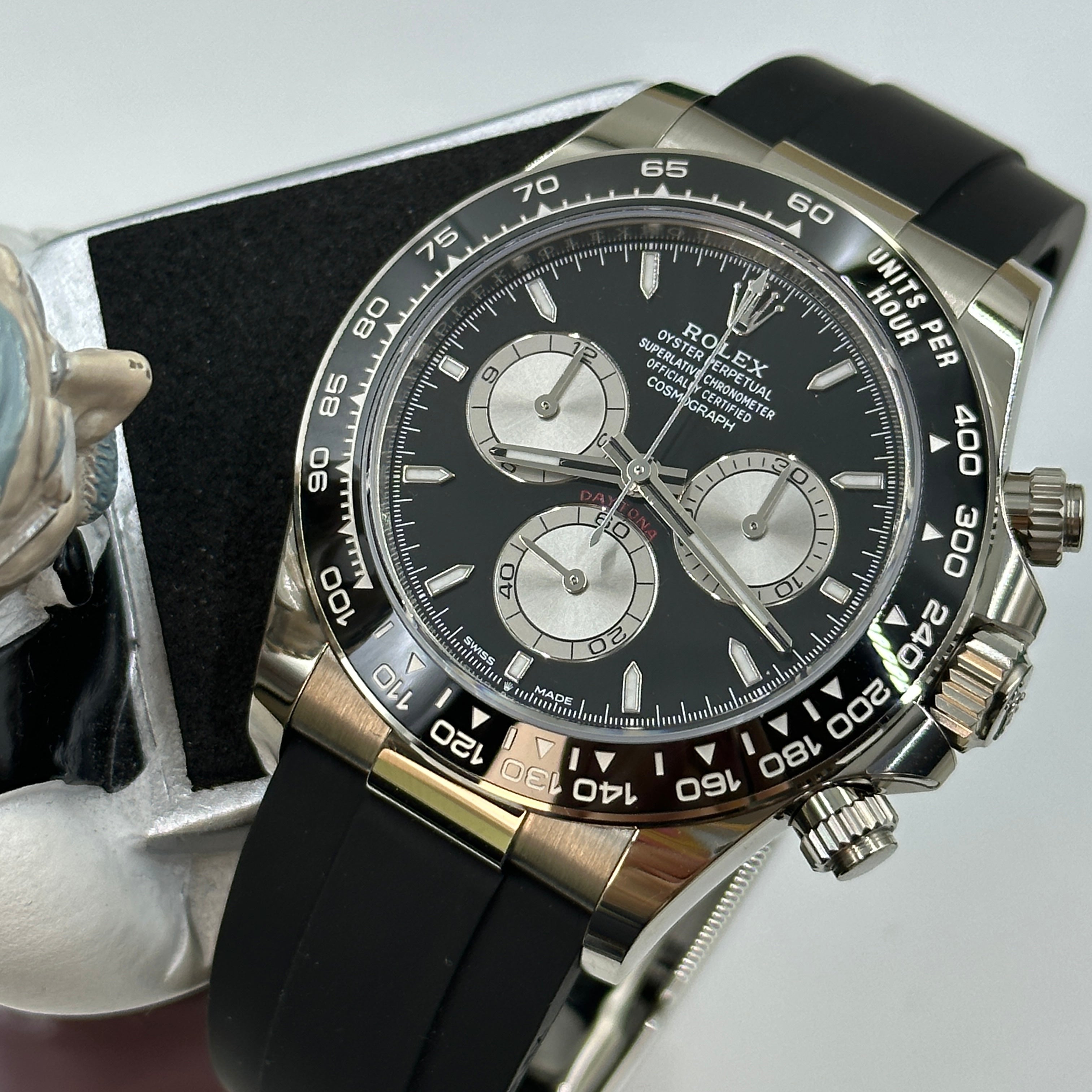 Rolex Cosmograph Daytona 126519 Hellschwarz und Stahl