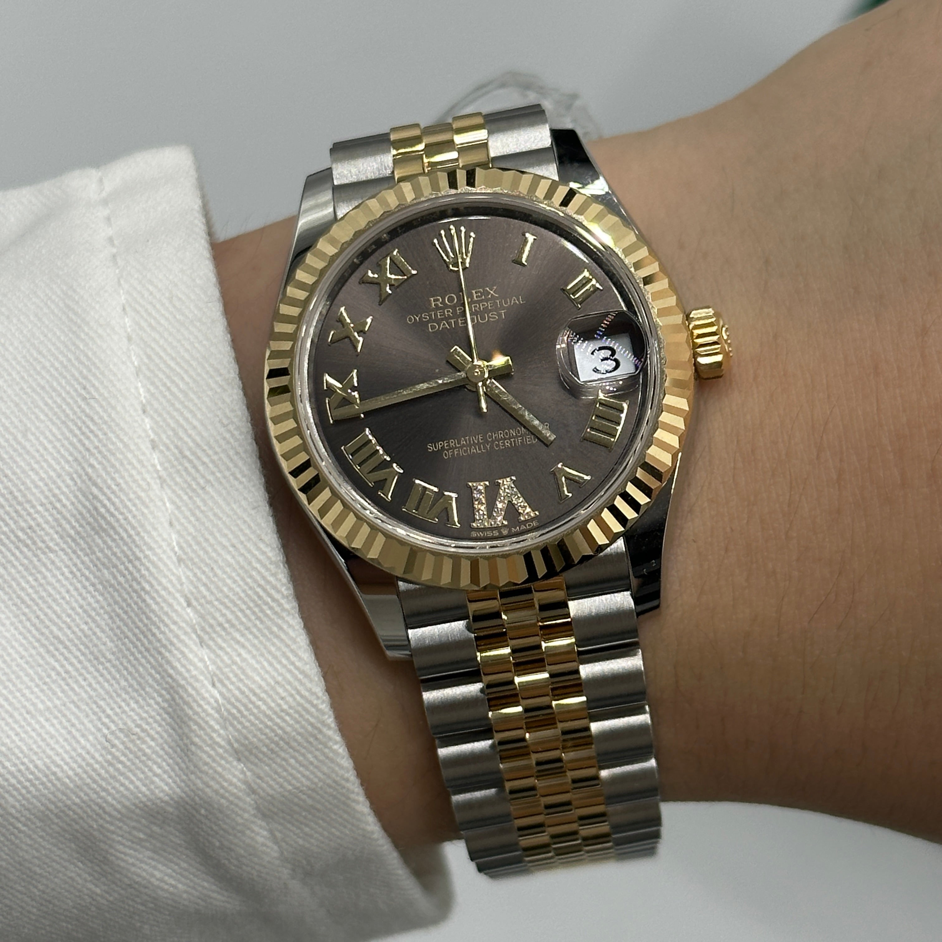 Rolex Datejust 31 278273 Grau VI Jubiläum 2025