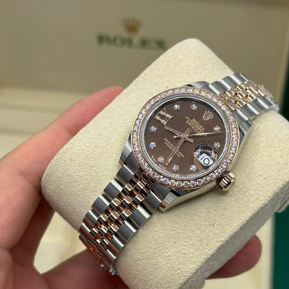 Rolex Lady-Datejust m279381RBR-0003 IX Chocolate G Star Diamond jubilee 2025