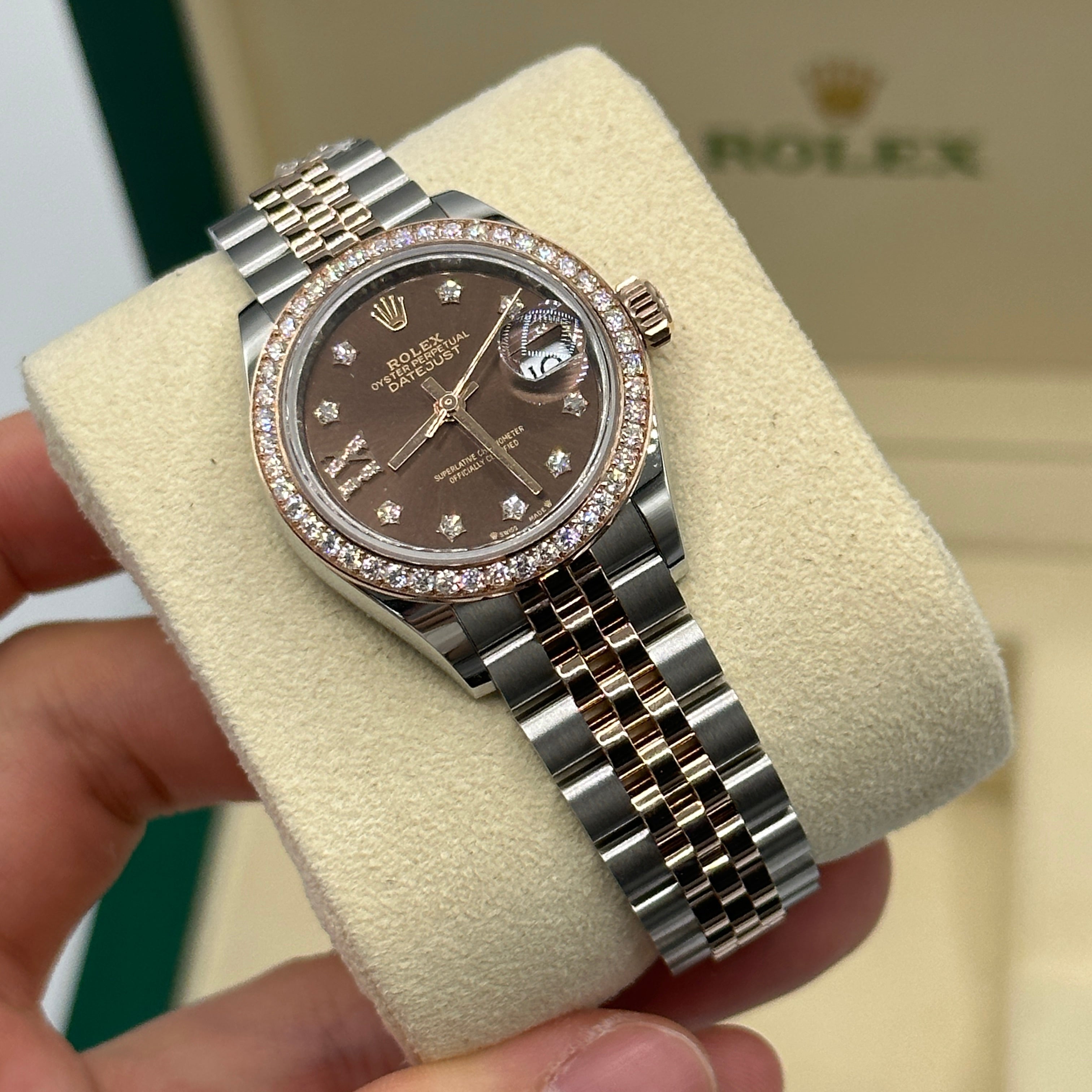 Rolex Lady-Datejust m279381RBR-0003 IX Chocolate G Star Diamond jubilee 2025