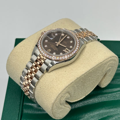 Rolex Lady-Datejust m279381RBR-0003 IX Chocolate G Star Diamond jubilee 2025