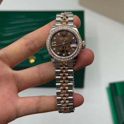 Rolex Lady-Datejust m279381RBR-0003 IX Chocolate G Star Diamond jubilee 2025