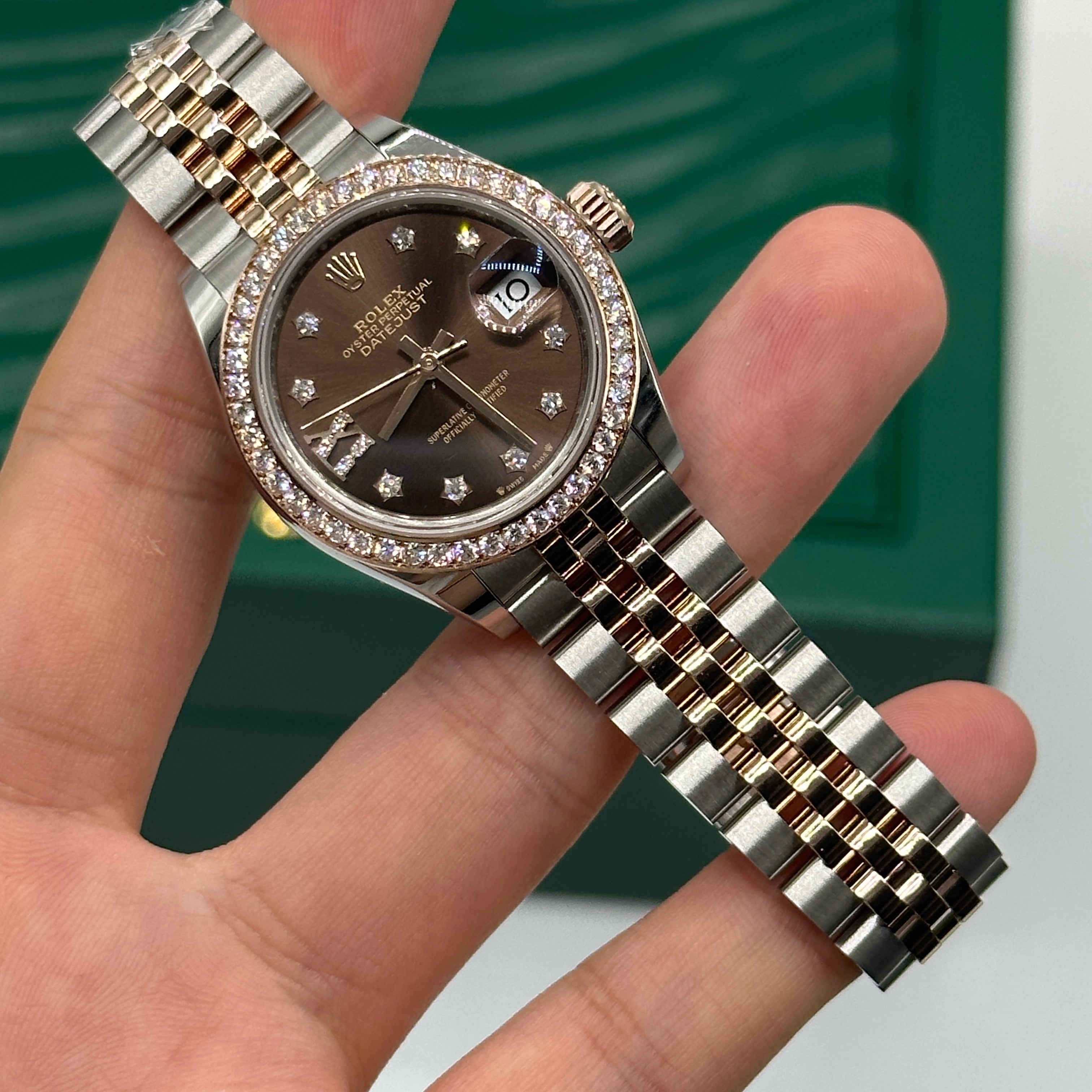 Rolex Lady-Datejust m279381RBR-0003 IX Chocolate G Star Diamond jubilee 2025