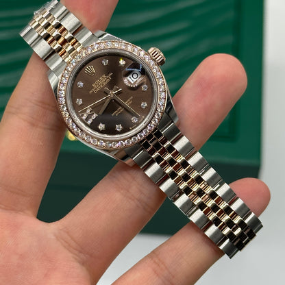 Rolex Lady-Datejust m279381RBR-0003 IX Chocolate G Star Diamond jubilee 2025