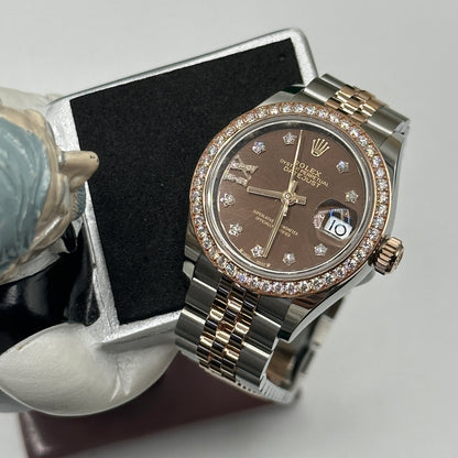 Rolex Lady-Datejust m279381RBR-0003 IX Chocolate G Star Diamond jubilee 2025