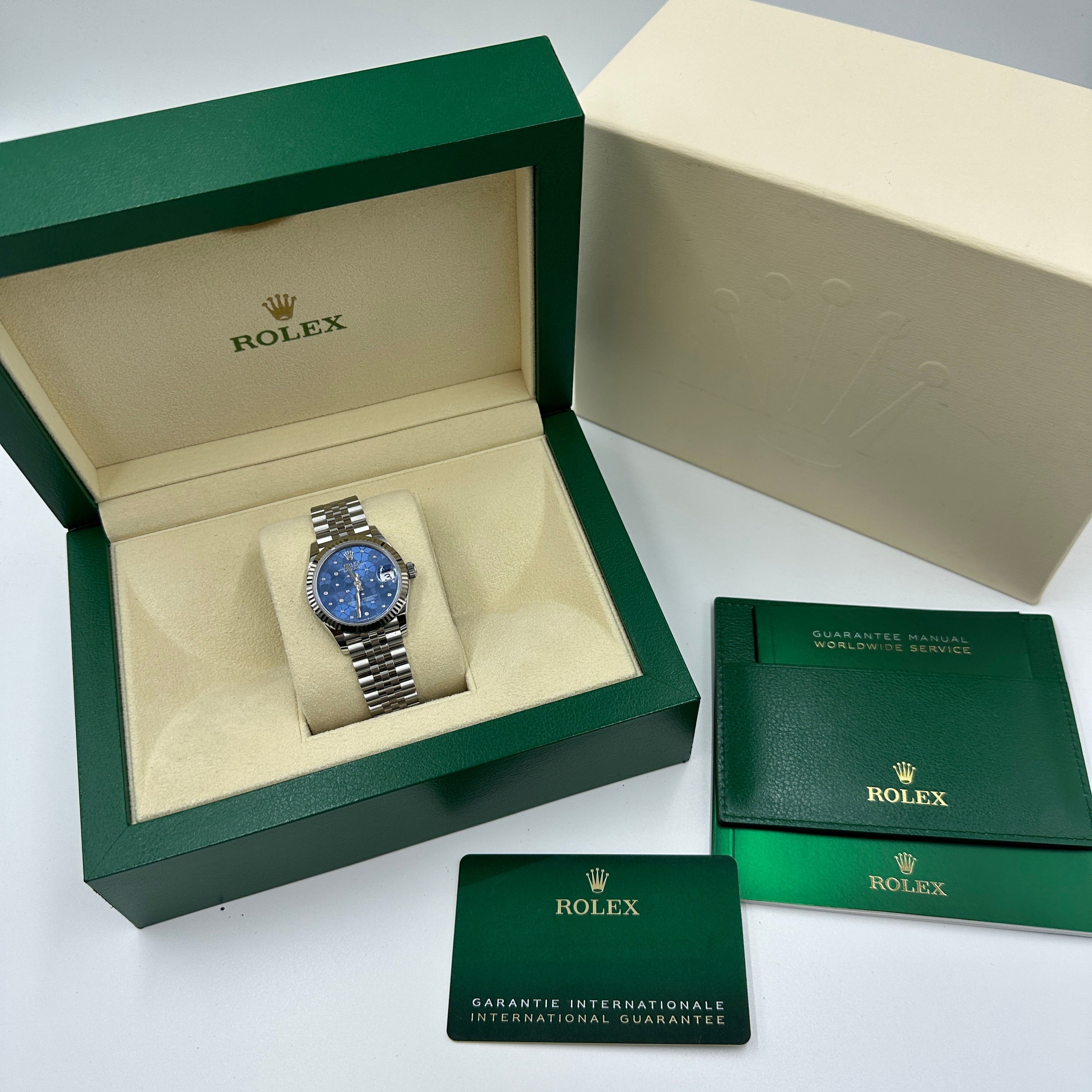 Rolex Datejust 31 278274 Blaues Blumenjubiläum 2025