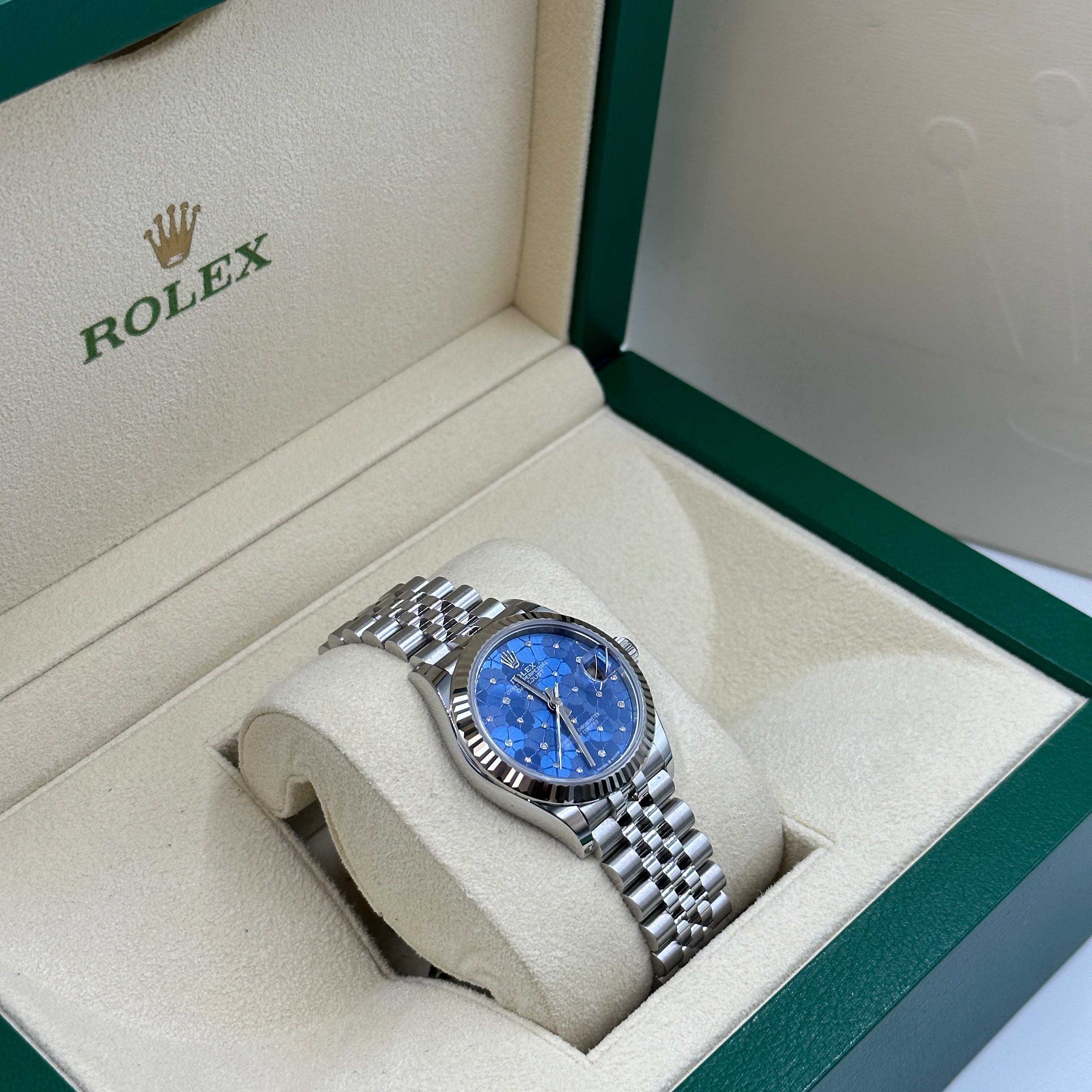 Rolex Datejust 31 278274 Blaues Blumenjubiläum 2025