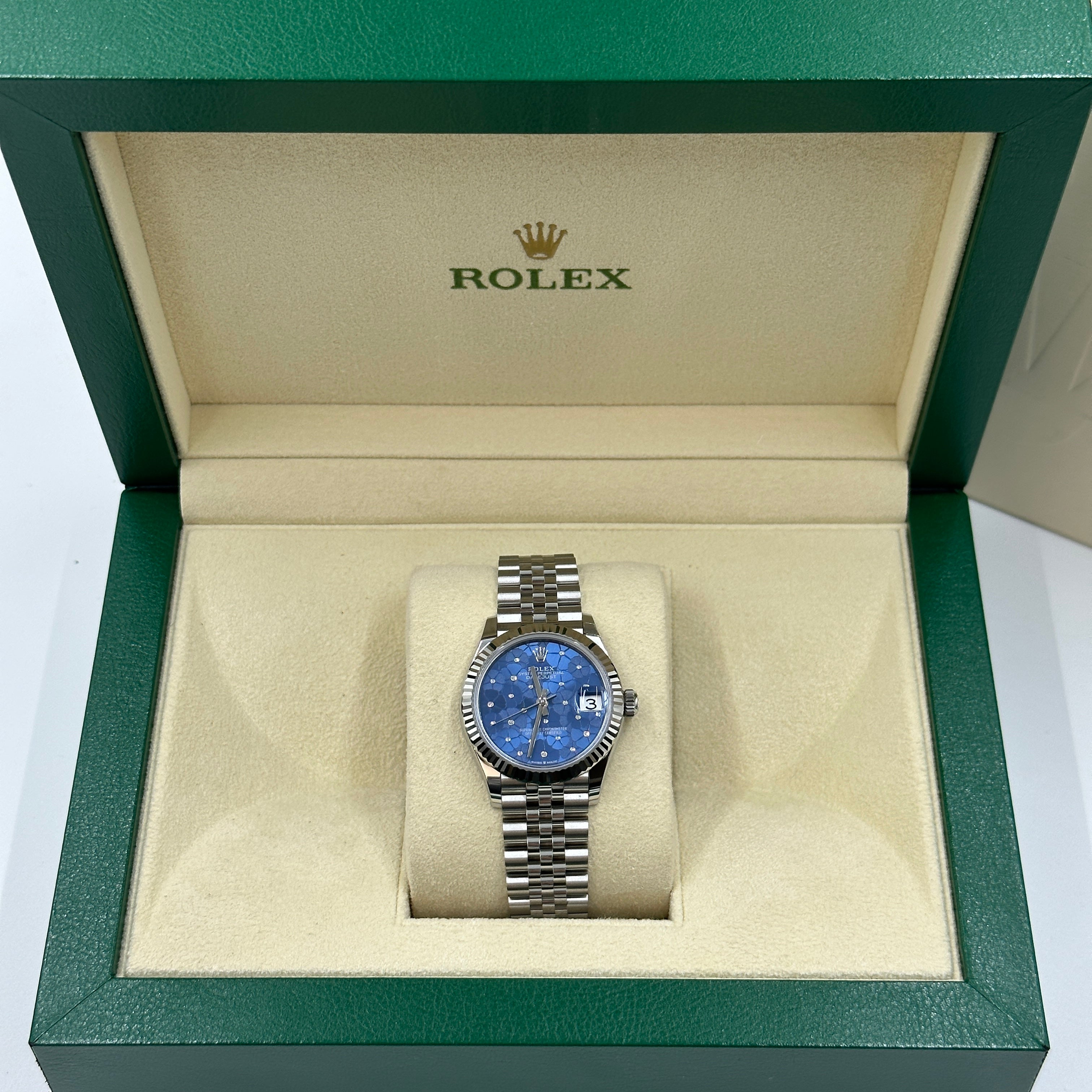 Rolex Datejust 31 278274 Blaues Blumenjubiläum 2025