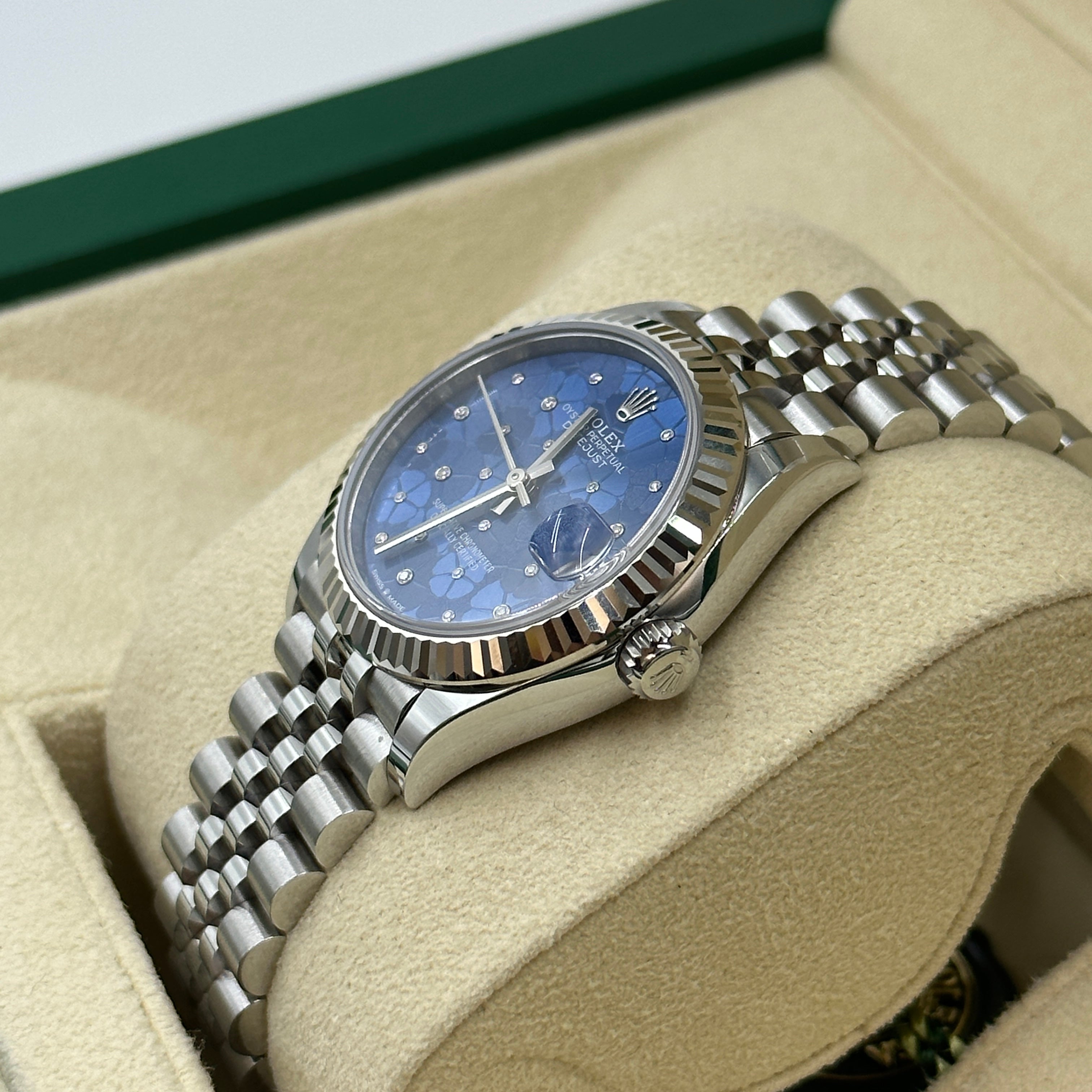 Rolex Datejust 31 278274 Blaues Blumenjubiläum 2025