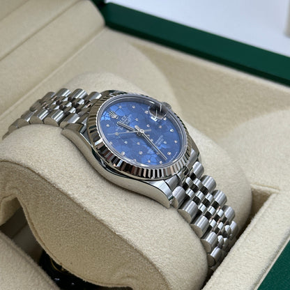Rolex Datejust 31 278274 Blaues Blumenjubiläum 2025