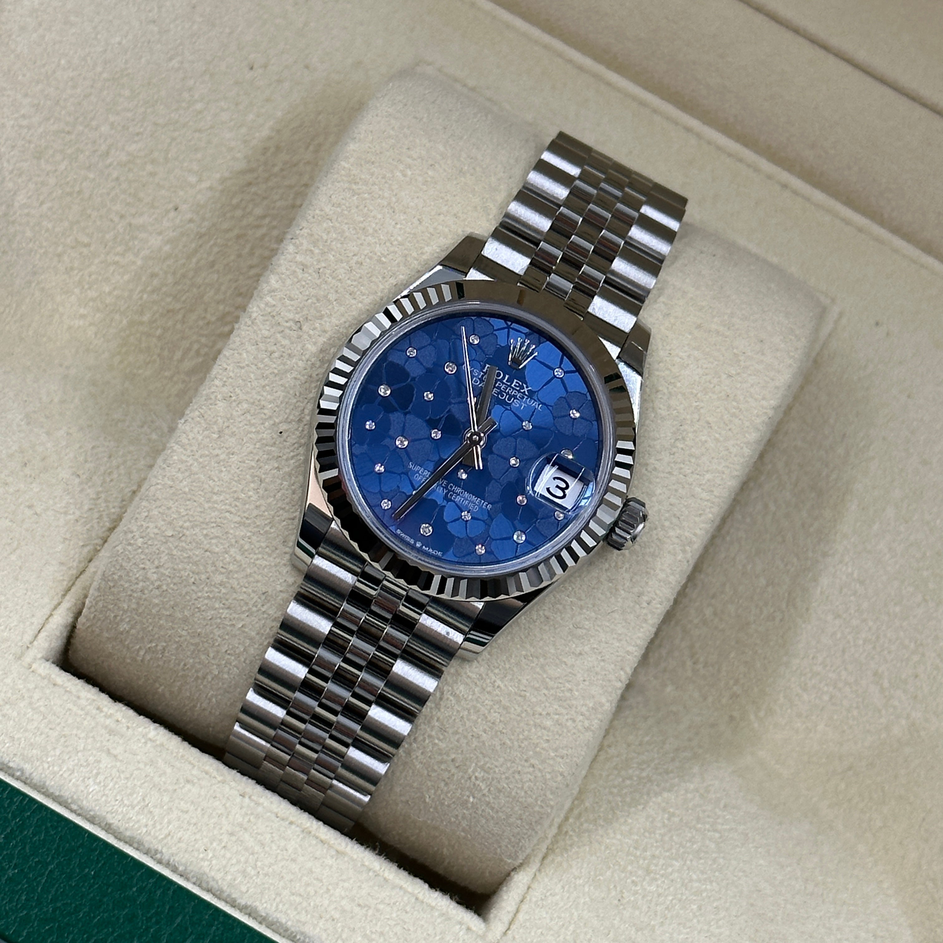 Rolex Datejust 31 278274 Blaues Blumenjubiläum 2025