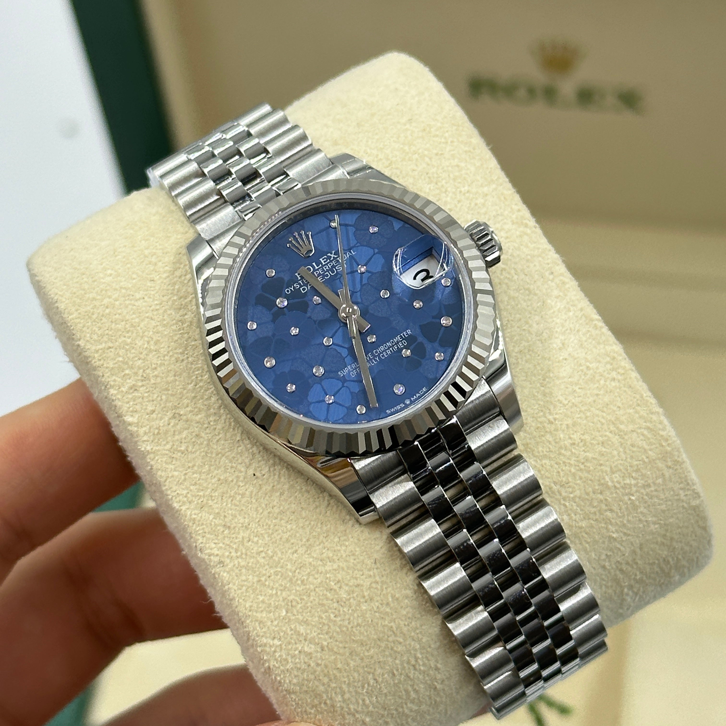 Rolex Datejust 31 278274 Blaues Blumenjubiläum 2025