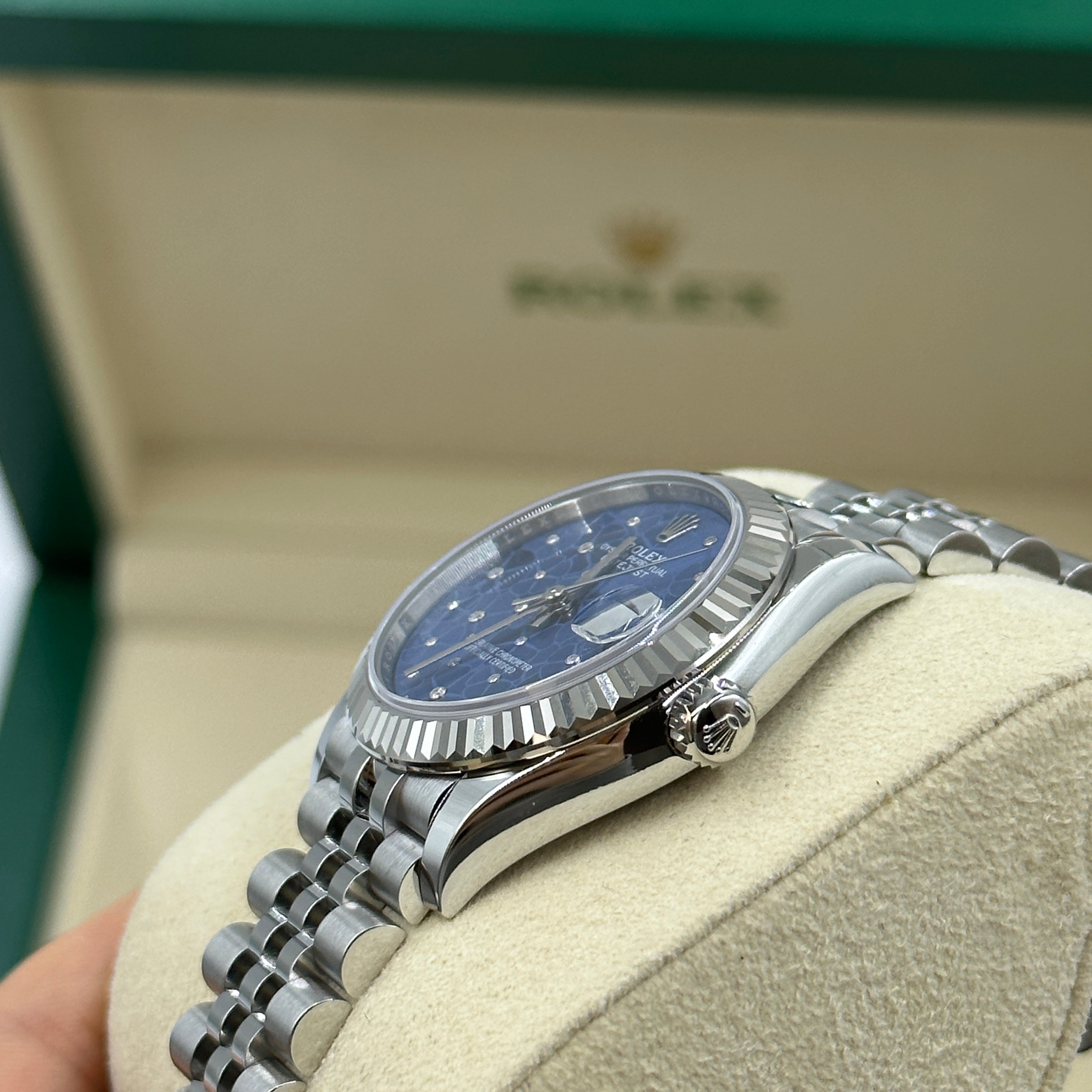 Rolex Datejust 31 278274 Blaues Blumenjubiläum 2025