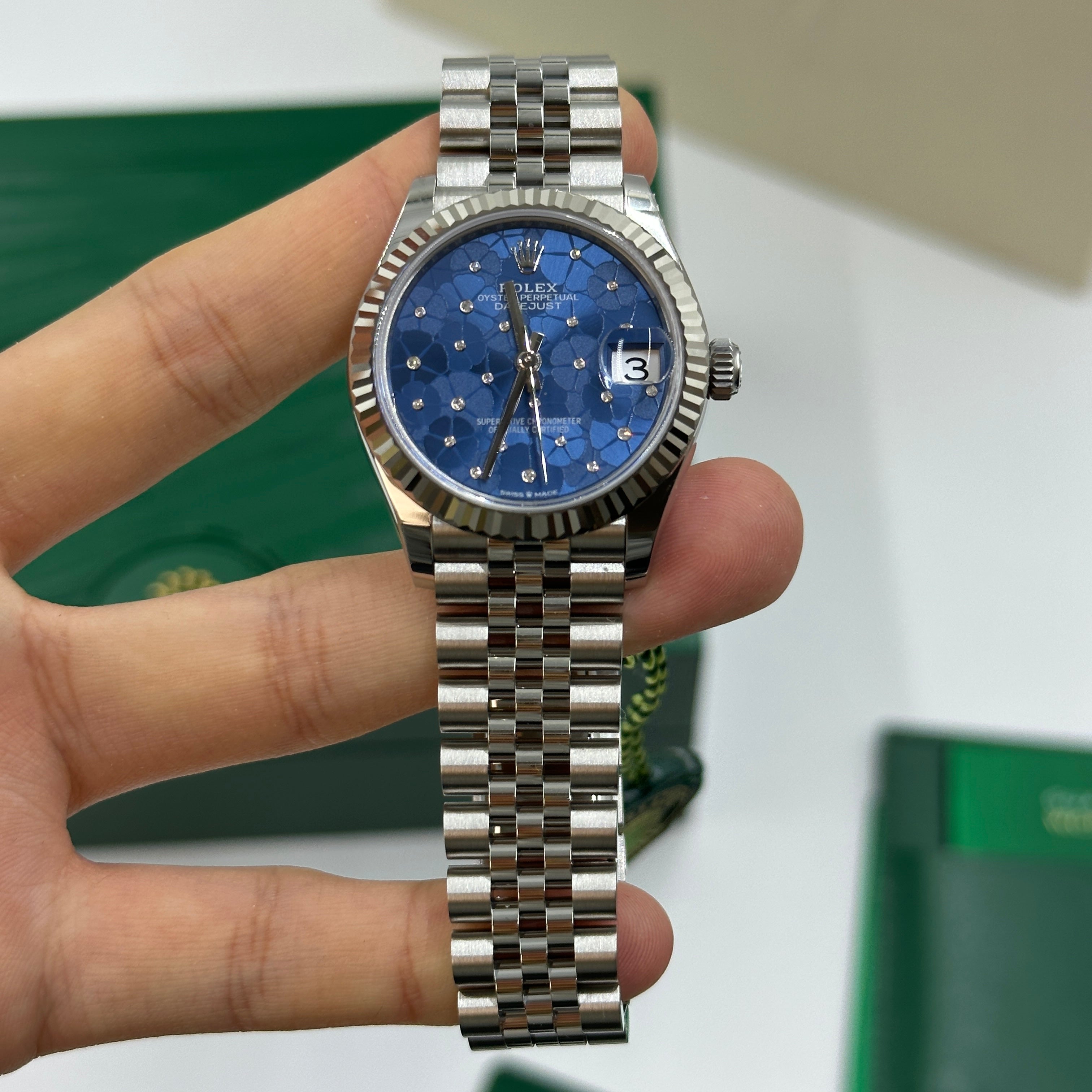 Rolex Datejust 31 278274 Blaues Blumenjubiläum 2025