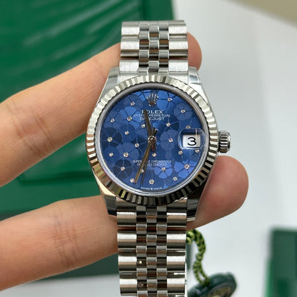 Rolex Datejust 31 278274 Blaues Blumenjubiläum 2025