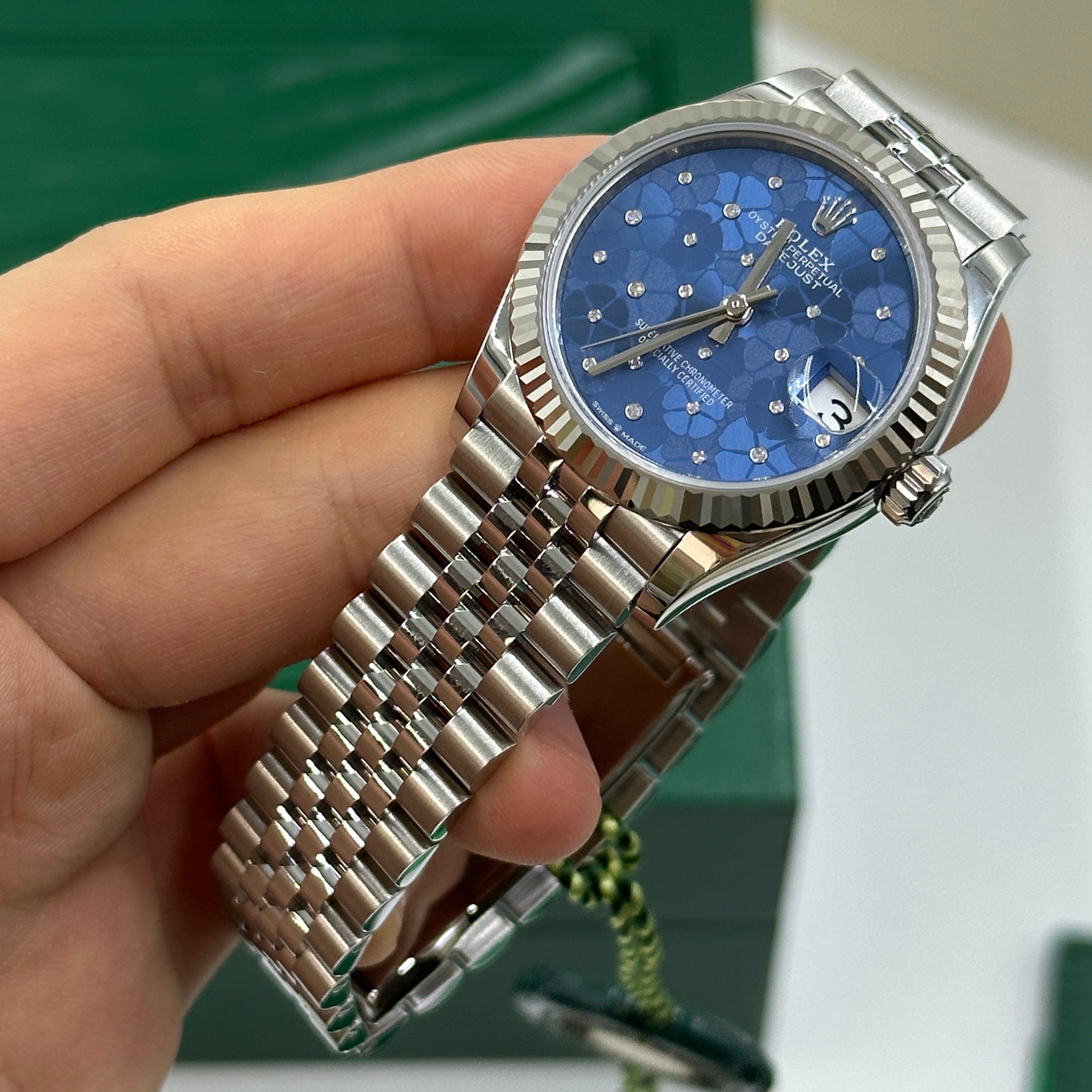 Rolex Datejust 31 278274 Blaues Blumenjubiläum 2025