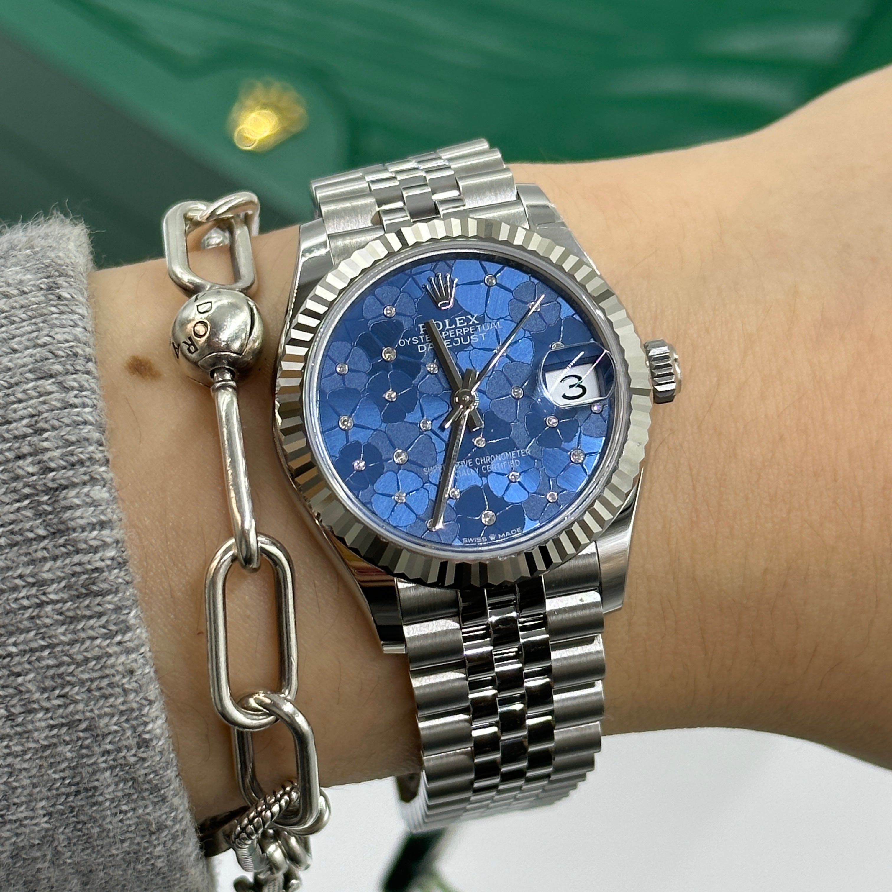 Rolex Datejust 31 278274 Blaues Blumenjubiläum 2025