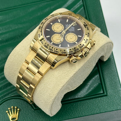 Rolex Cosmograph Daytona 126508 Intensives Schwarz und Champagner