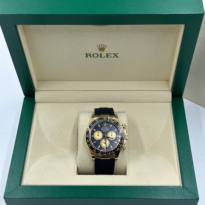 Rolex Cosmograph Daytona 126518 Intensives Schwarz und Champagner