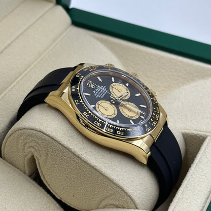 Rolex Cosmograph Daytona 126518 Intensives Schwarz und Champagner