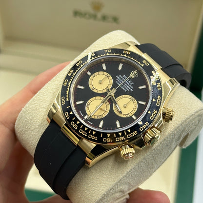 Rolex Cosmograph Daytona 126518 Intensives Schwarz und Champagner