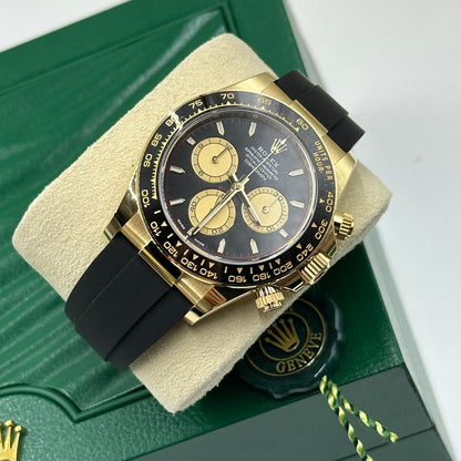 Rolex Cosmograph Daytona 126518 Intensives Schwarz und Champagner