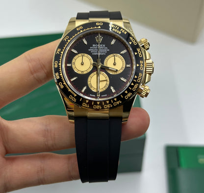 Rolex Cosmograph Daytona 126518 Intensives Schwarz und Champagner