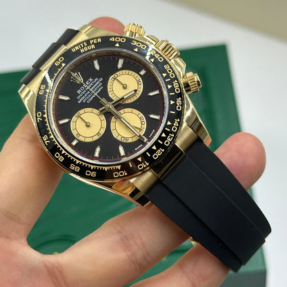 Rolex Cosmograph Daytona 126518 Intensives Schwarz und Champagner