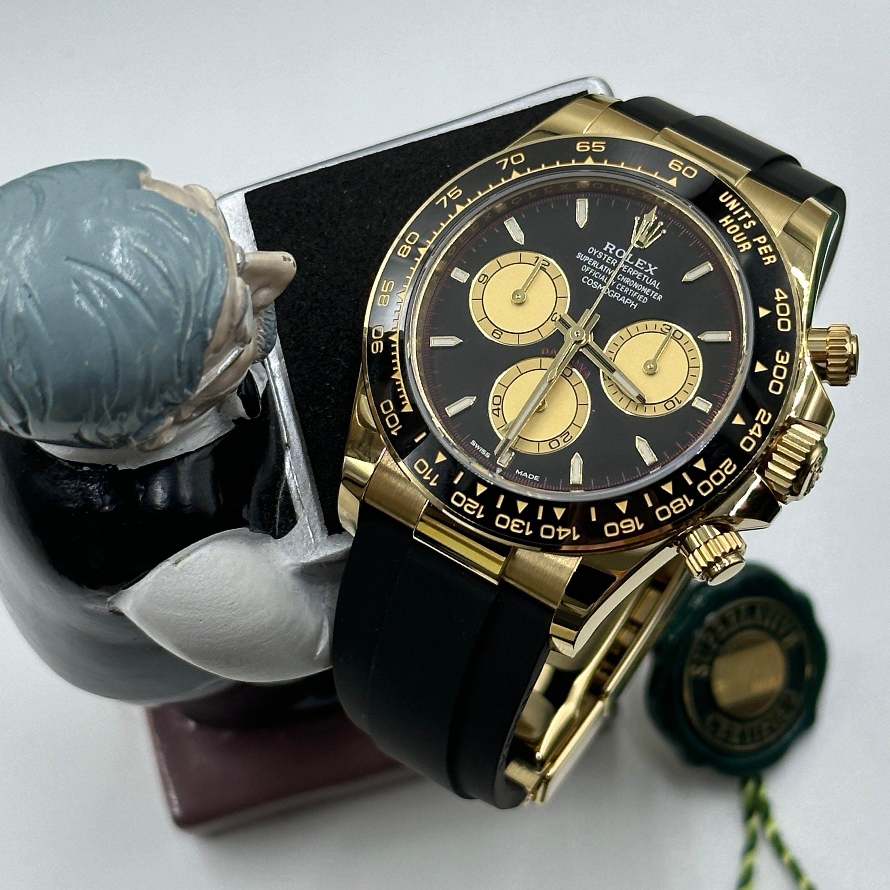 Rolex Cosmograph Daytona 126518 Intensives Schwarz und Champagner