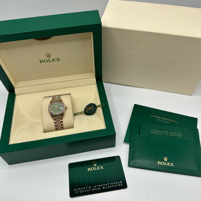 Rolex Lady-Datejust 279175G Grünes Jubiläum 2024