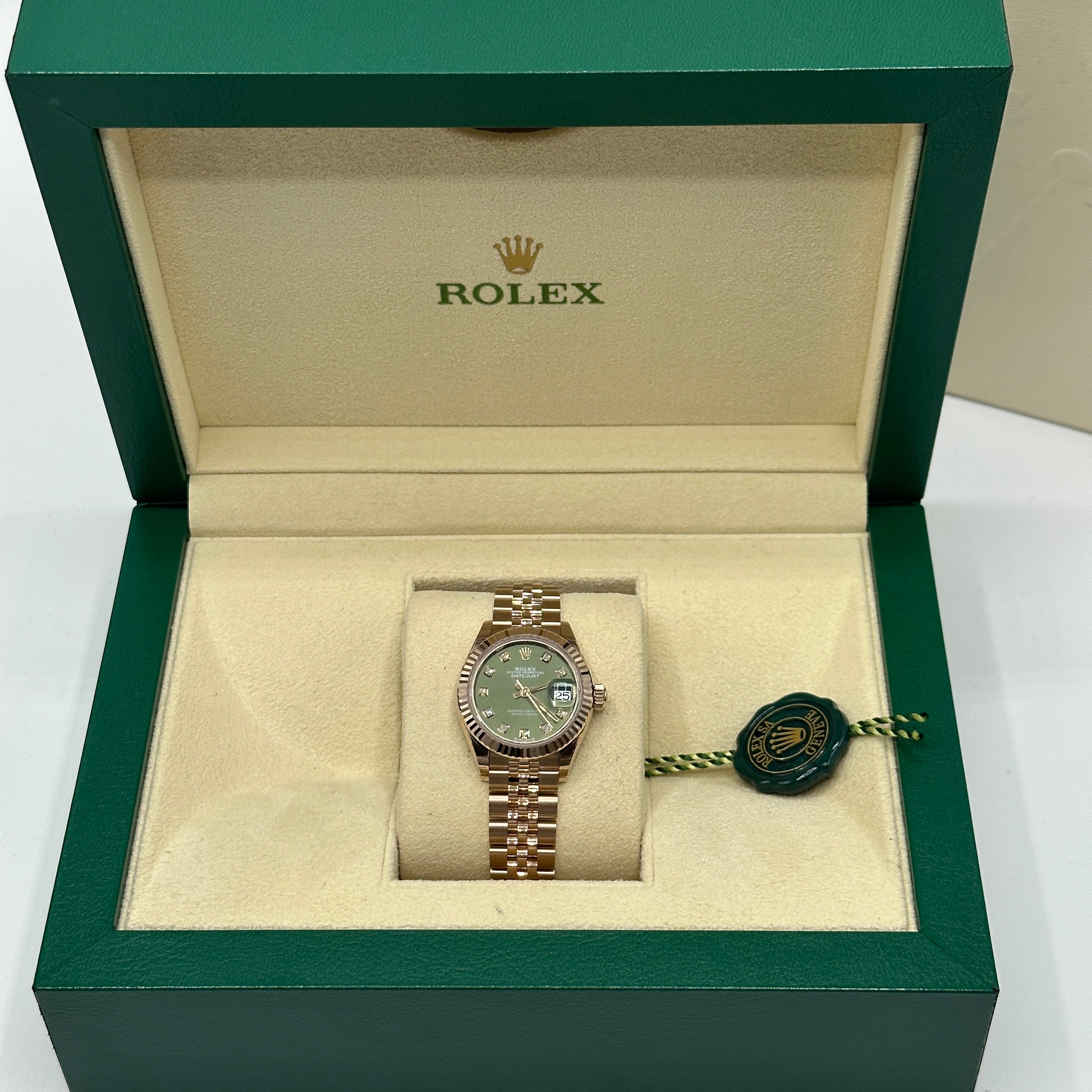 Rolex Lady-Datejust 279175G Grünes Jubiläum 2024