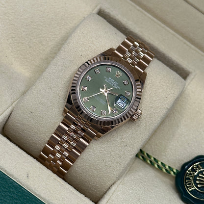 Rolex Lady-Datejust 279175G Grünes Jubiläum 2024