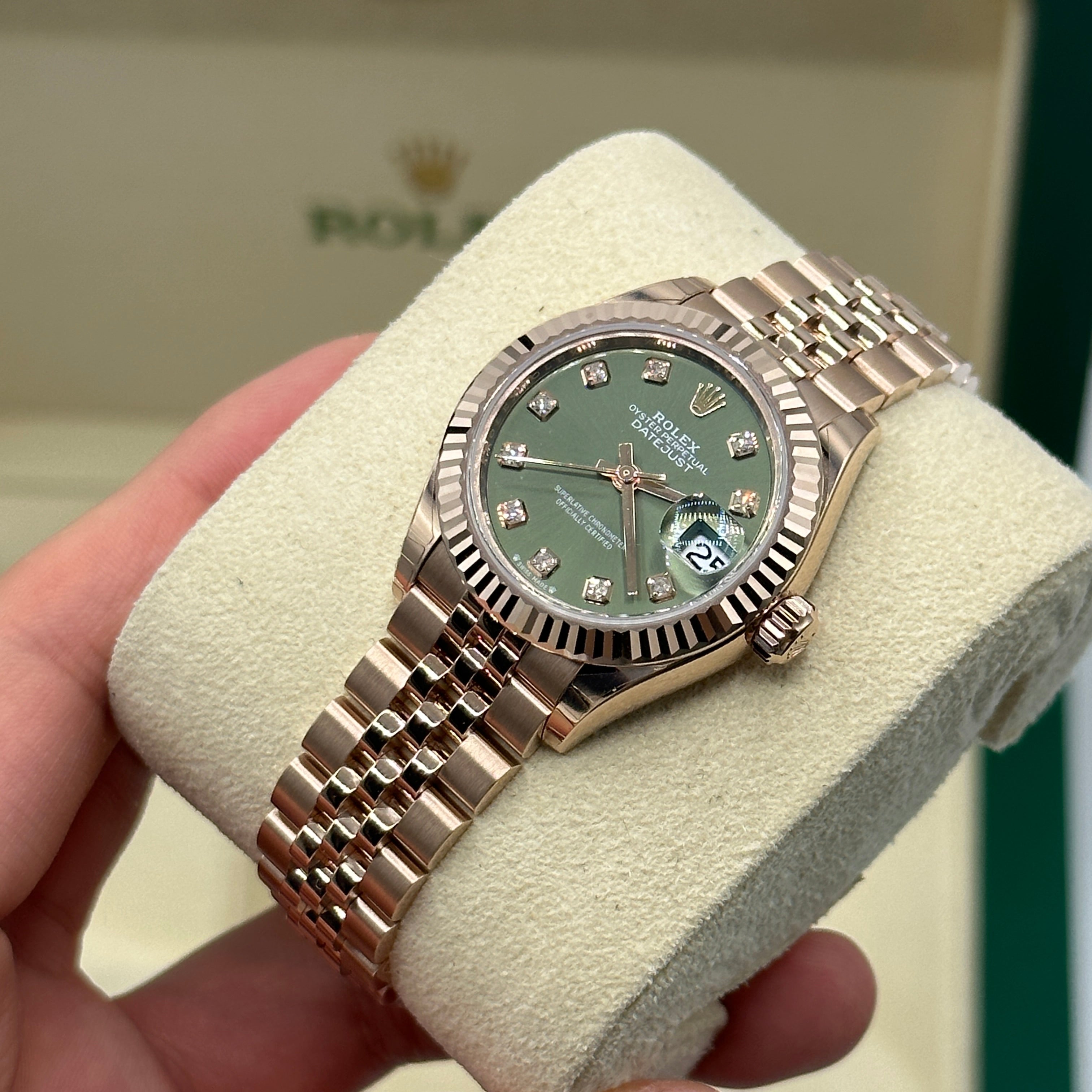 Rolex Lady-Datejust 279175G Grünes Jubiläum 2024