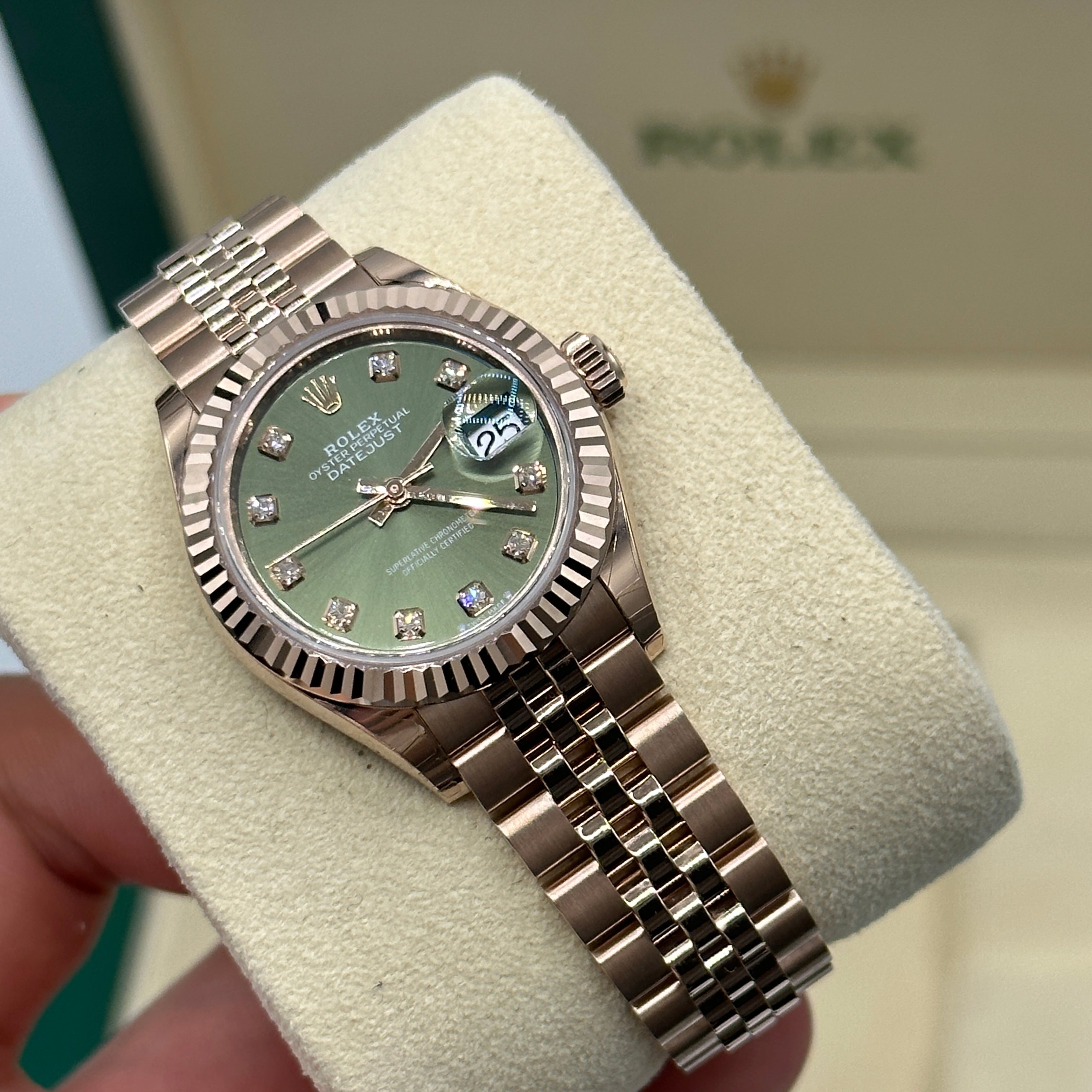 Rolex Lady-Datejust 279175G Grünes Jubiläum 2024