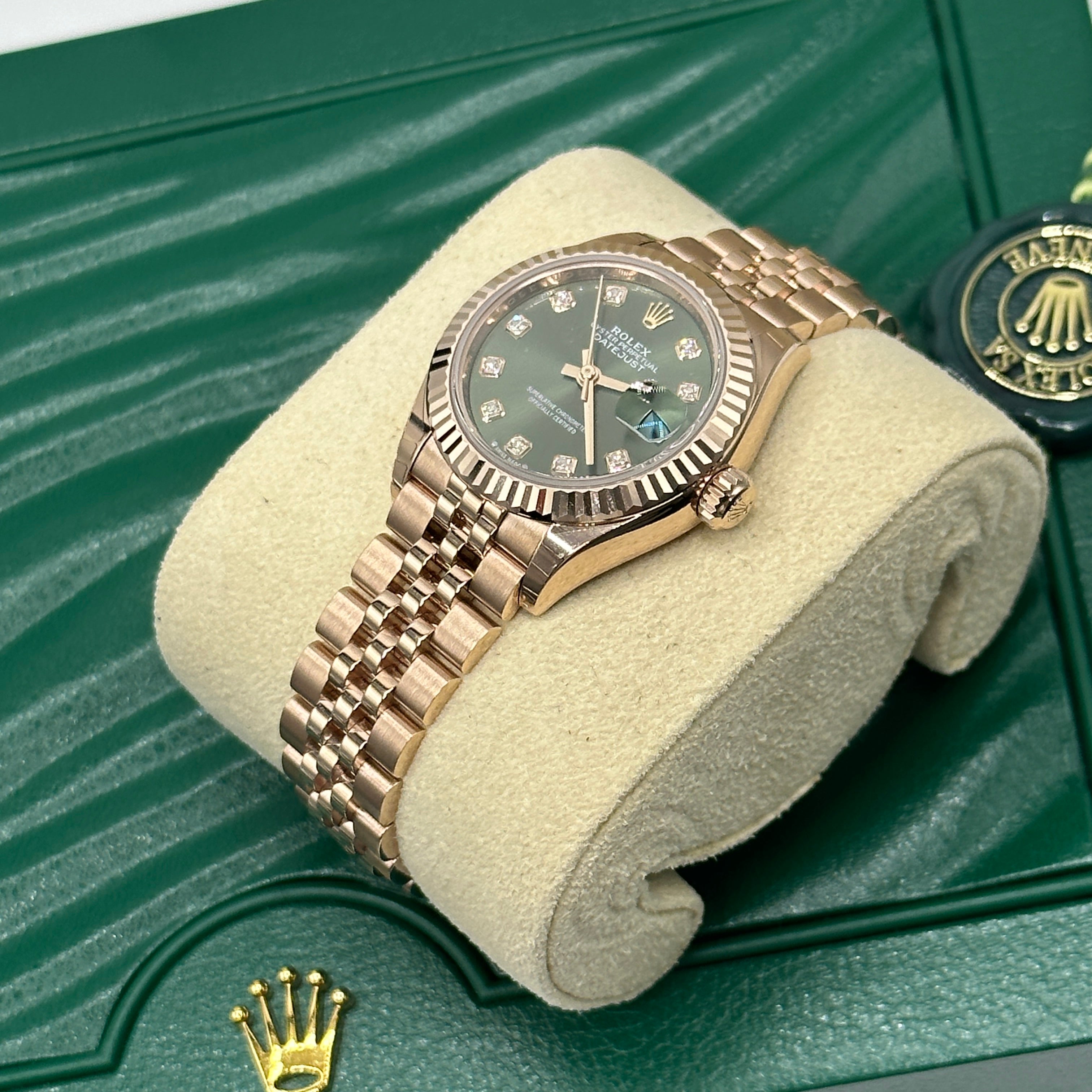 Rolex Lady-Datejust 279175G Grünes Jubiläum 2024