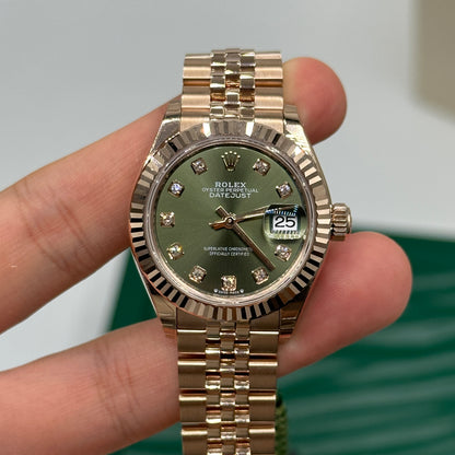 Rolex Lady-Datejust 279175G Grünes Jubiläum 2024