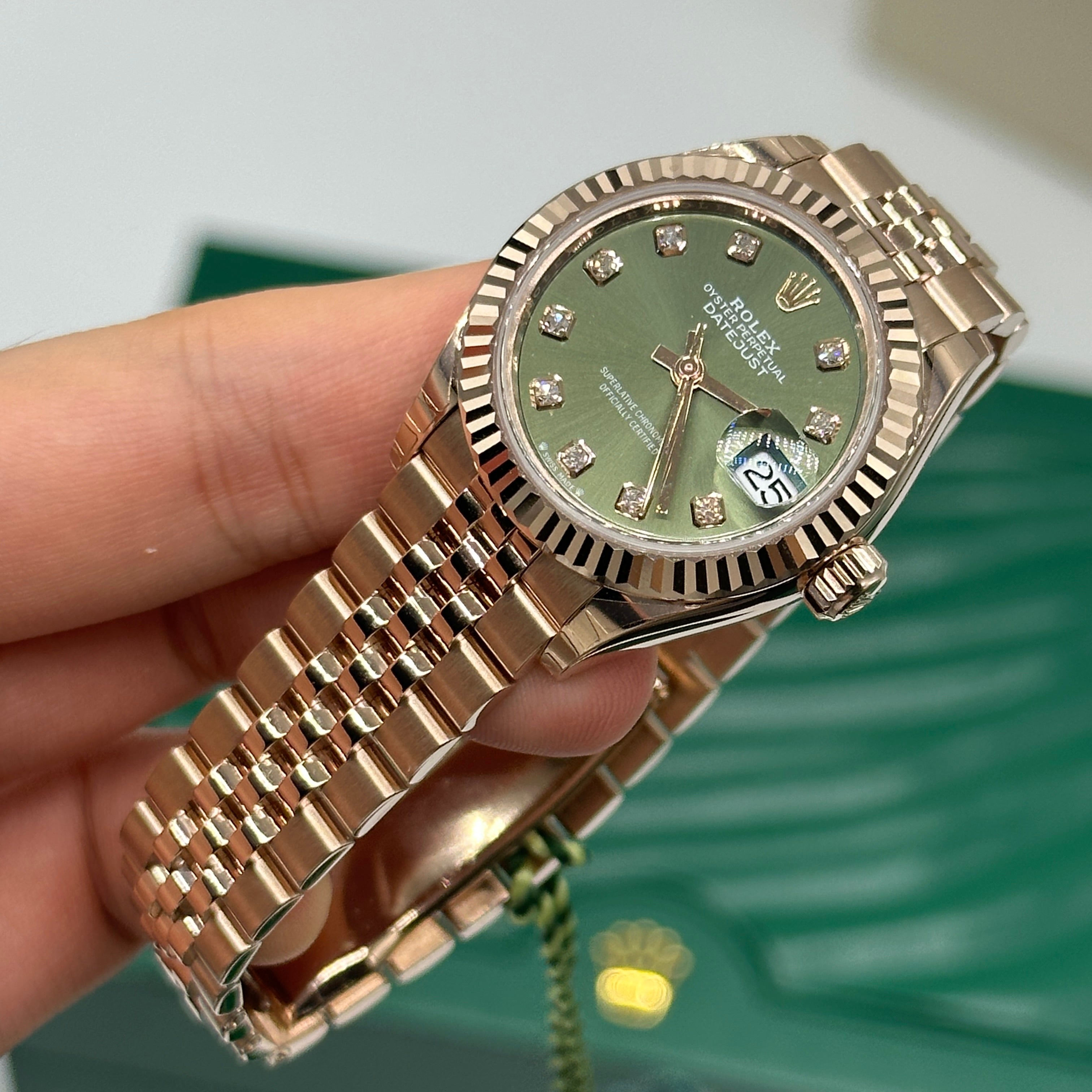 Rolex Lady-Datejust 279175G Grünes Jubiläum 2024