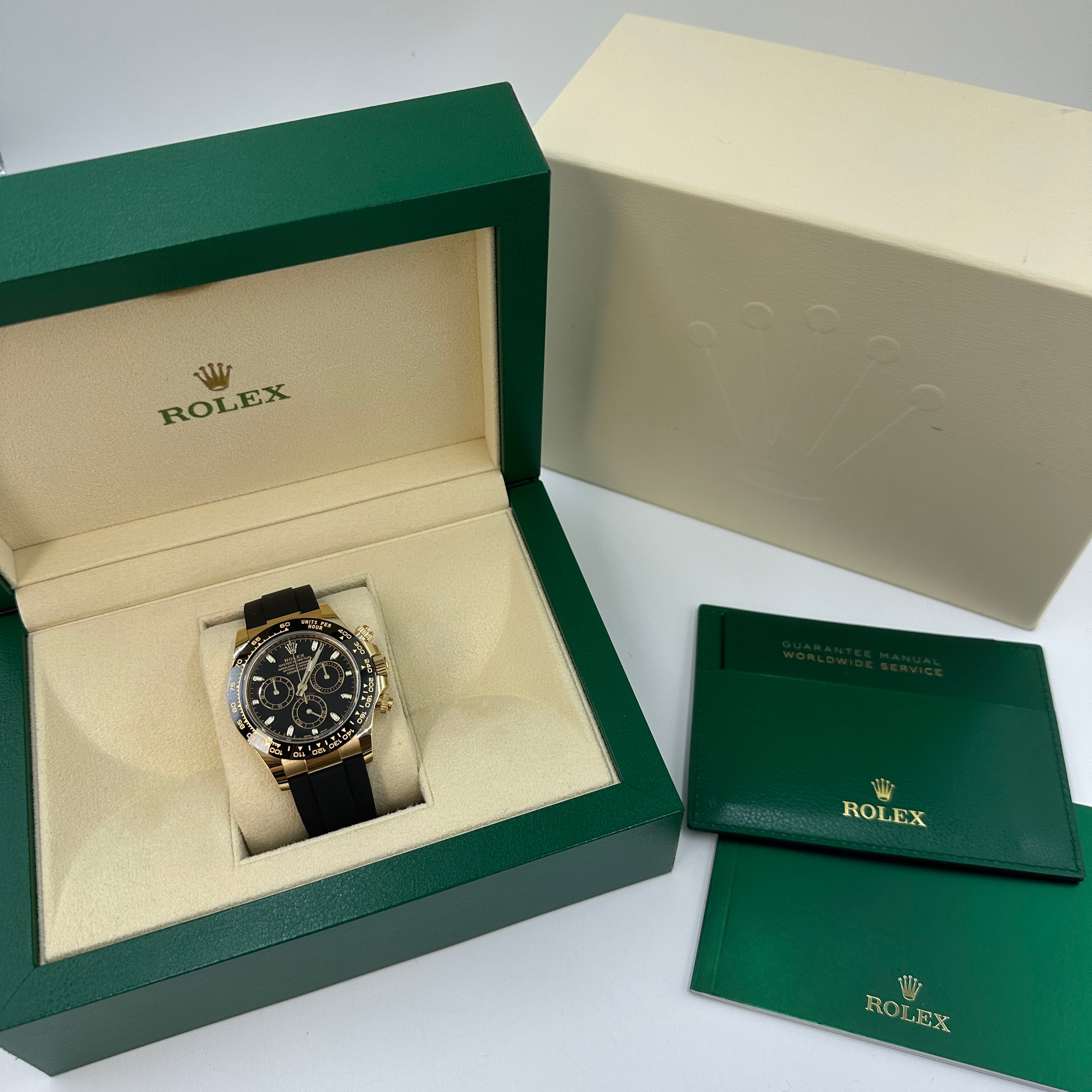 Rolex Cosmograph Daytona 116518LN Schwarz 2019
