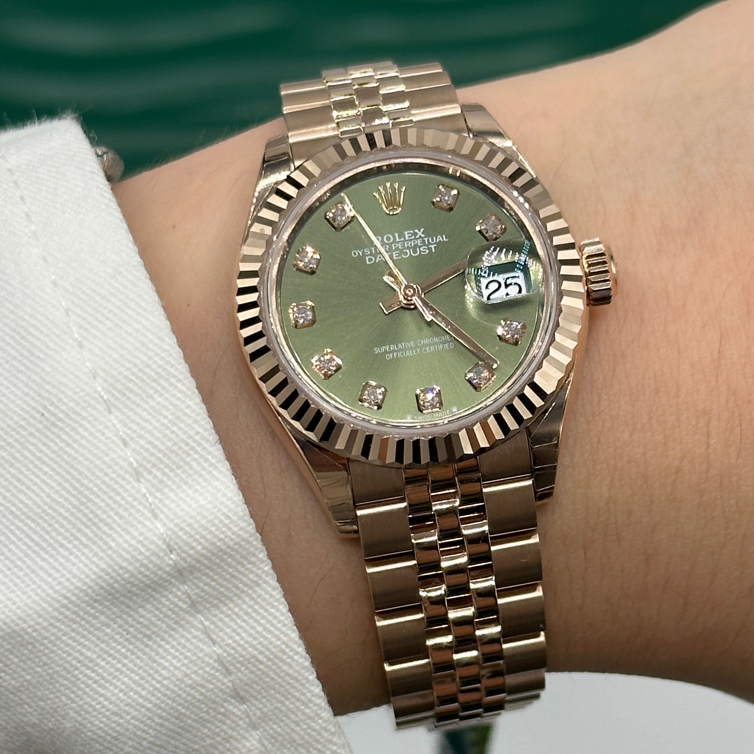 Rolex Lady-Datejust 279175G Grünes Jubiläum 2024