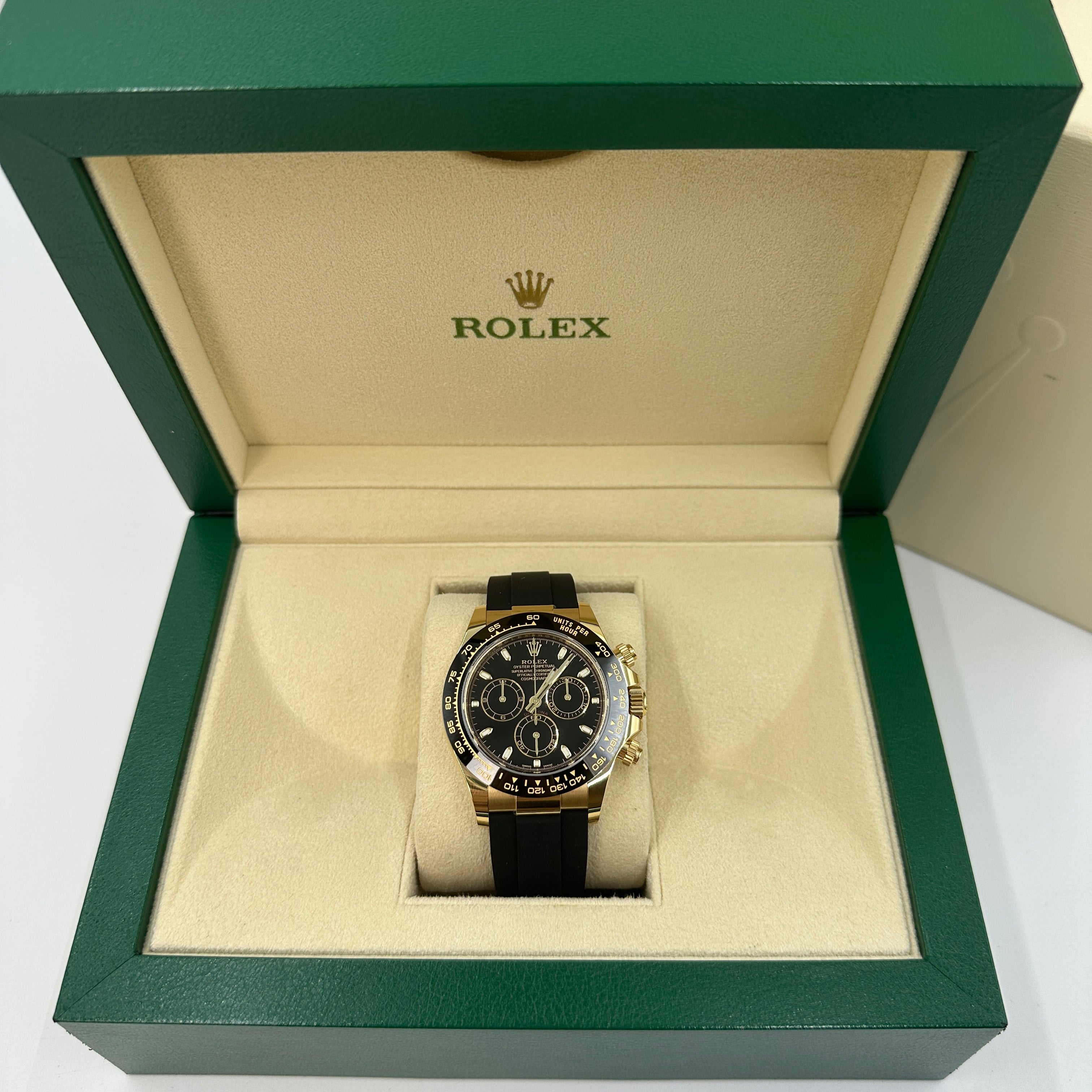 Rolex Cosmograph Daytona 116518LN Schwarz 2019