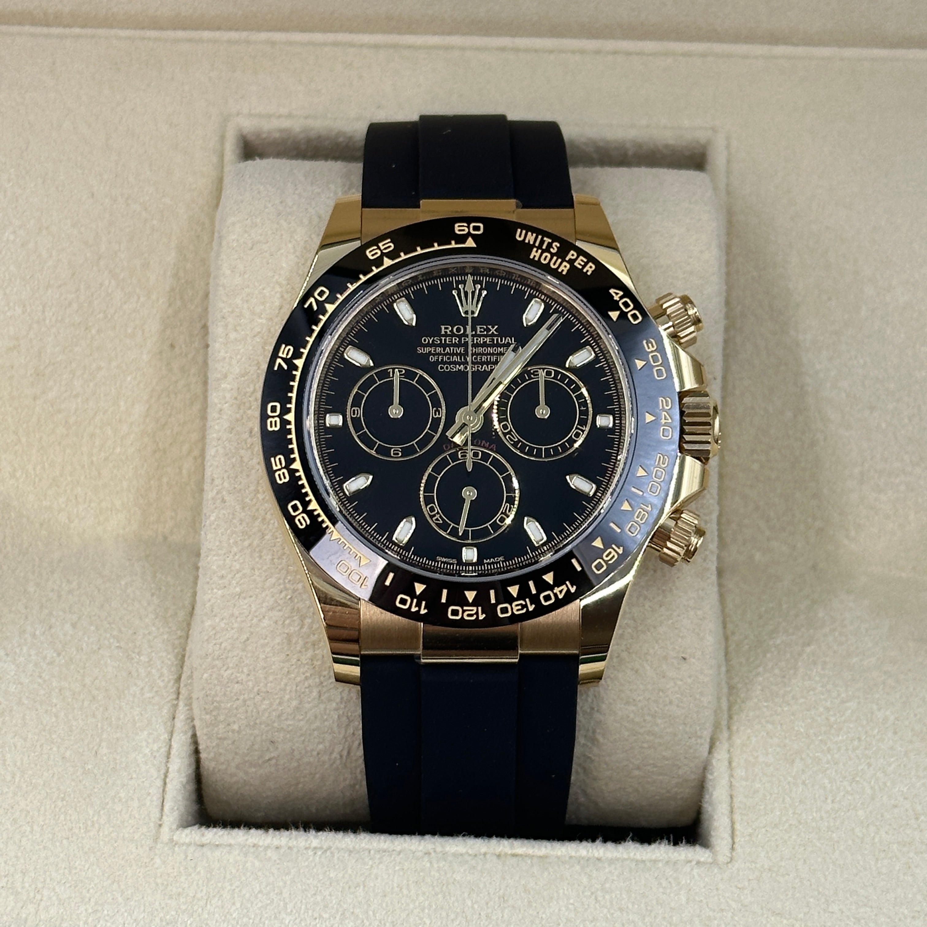 Rolex Cosmograph Daytona 116518LN Schwarz 2019