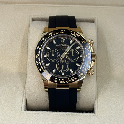 Rolex Cosmograph Daytona 116518LN Schwarz 2019