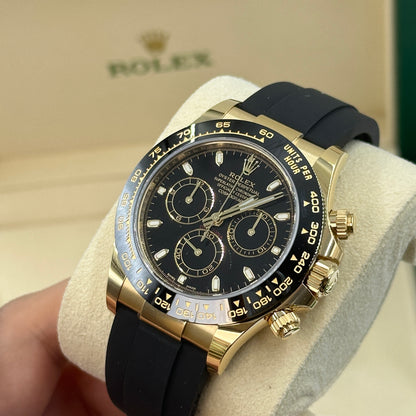 Rolex Cosmograph Daytona 116518LN Schwarz 2019