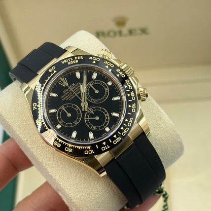 Rolex Cosmograph Daytona 116518LN Schwarz 2019