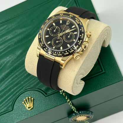 Rolex Cosmograph Daytona 116518LN Schwarz 2019