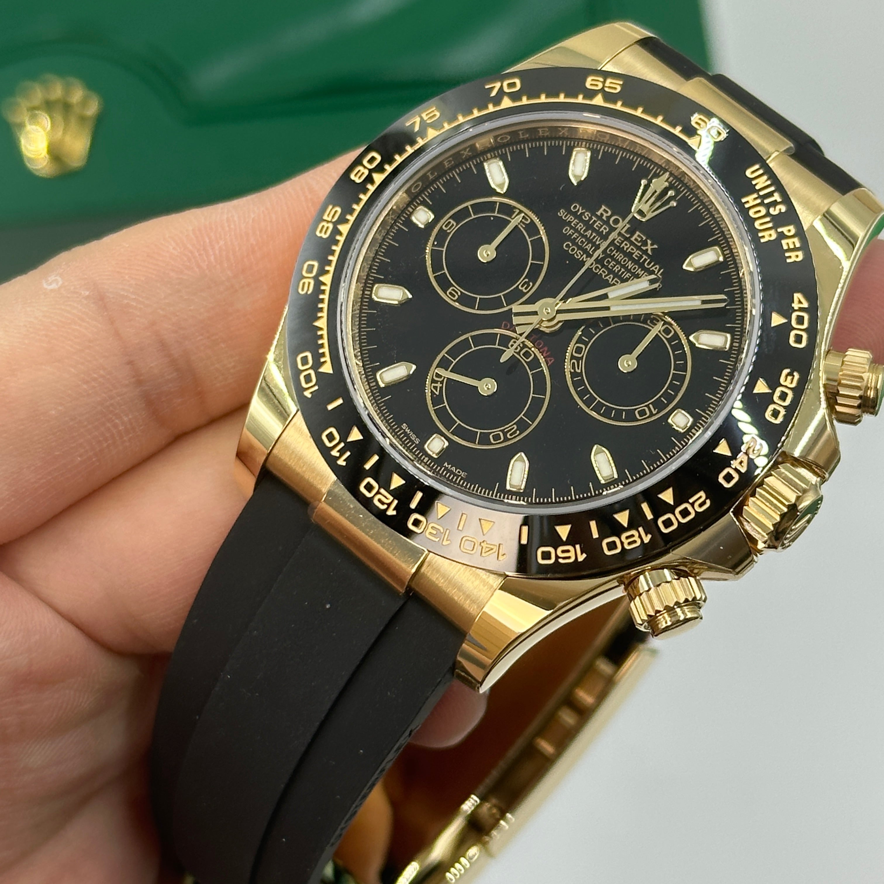 Rolex Cosmograph Daytona 116518LN Schwarz 2019